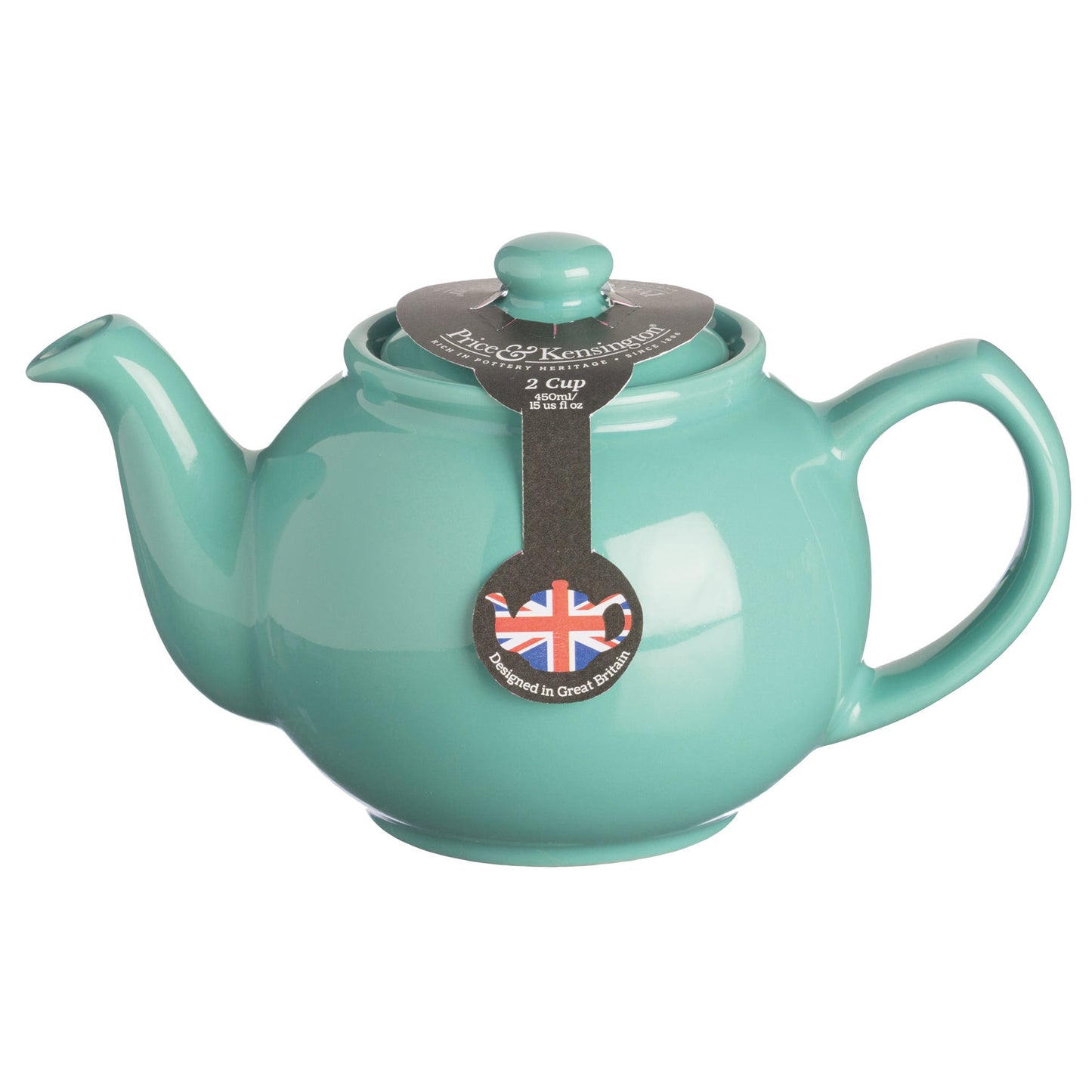 Jade Green 2 Cup Teapot