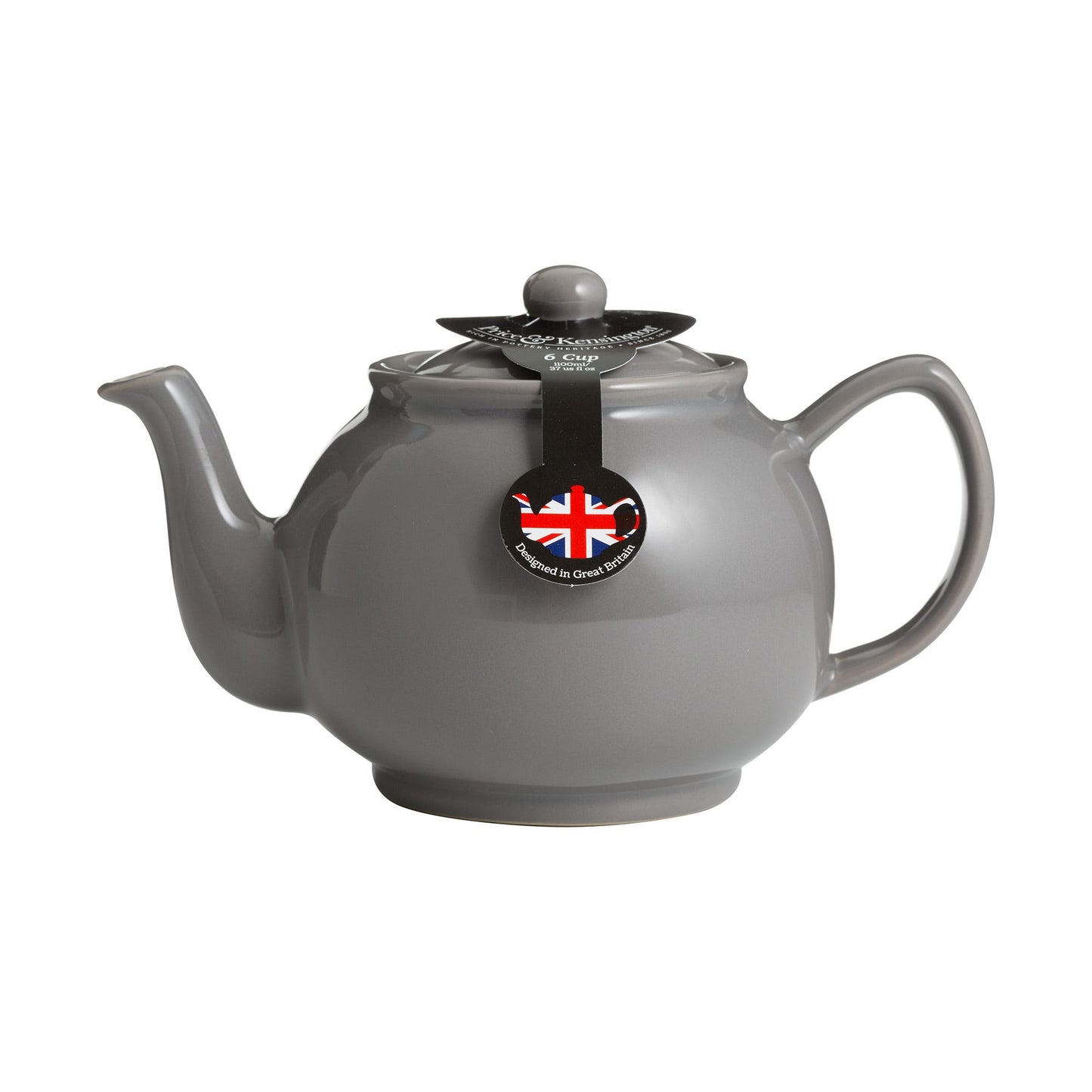 Charcoal 6 Cup Teapot