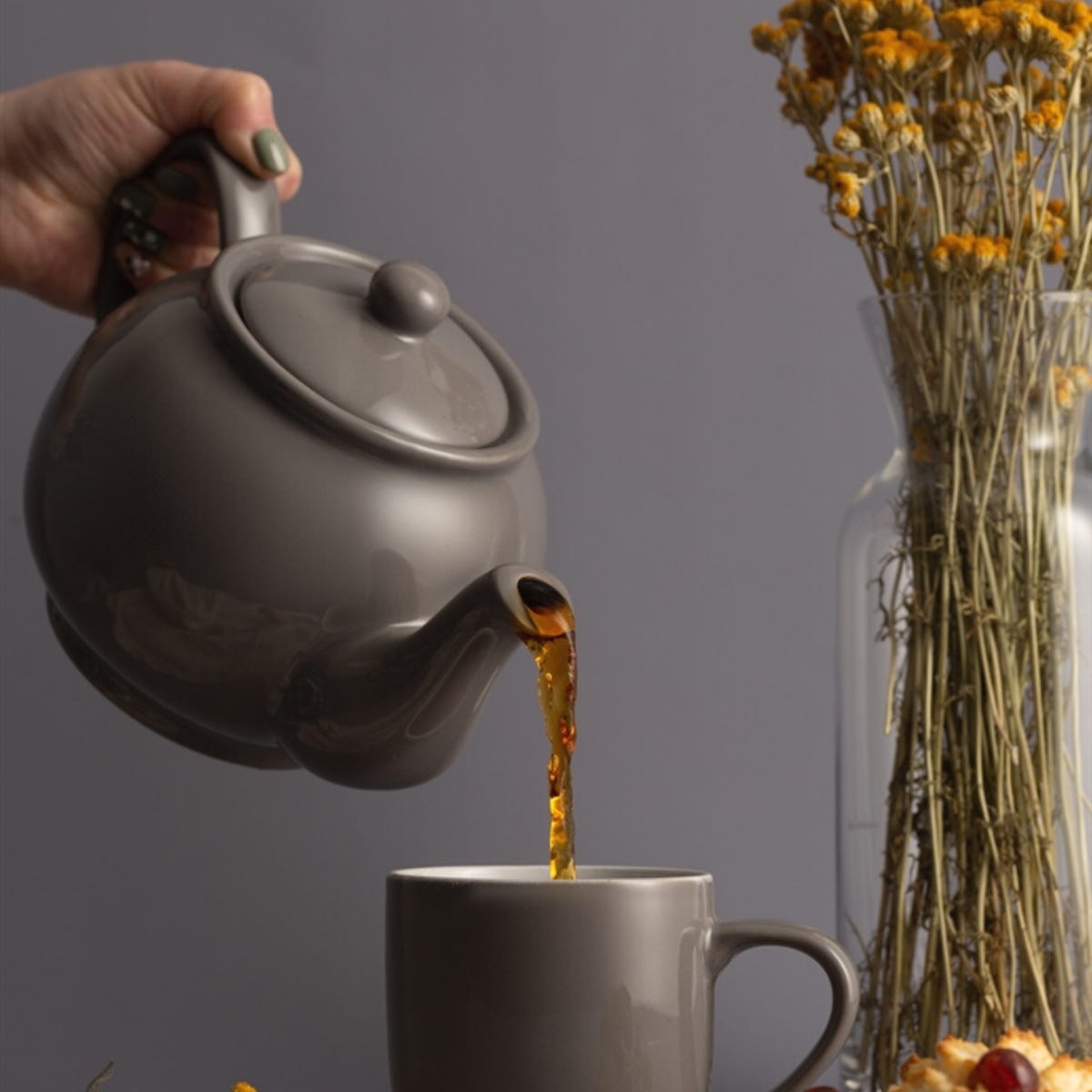 Charcoal 6 Cup Teapot