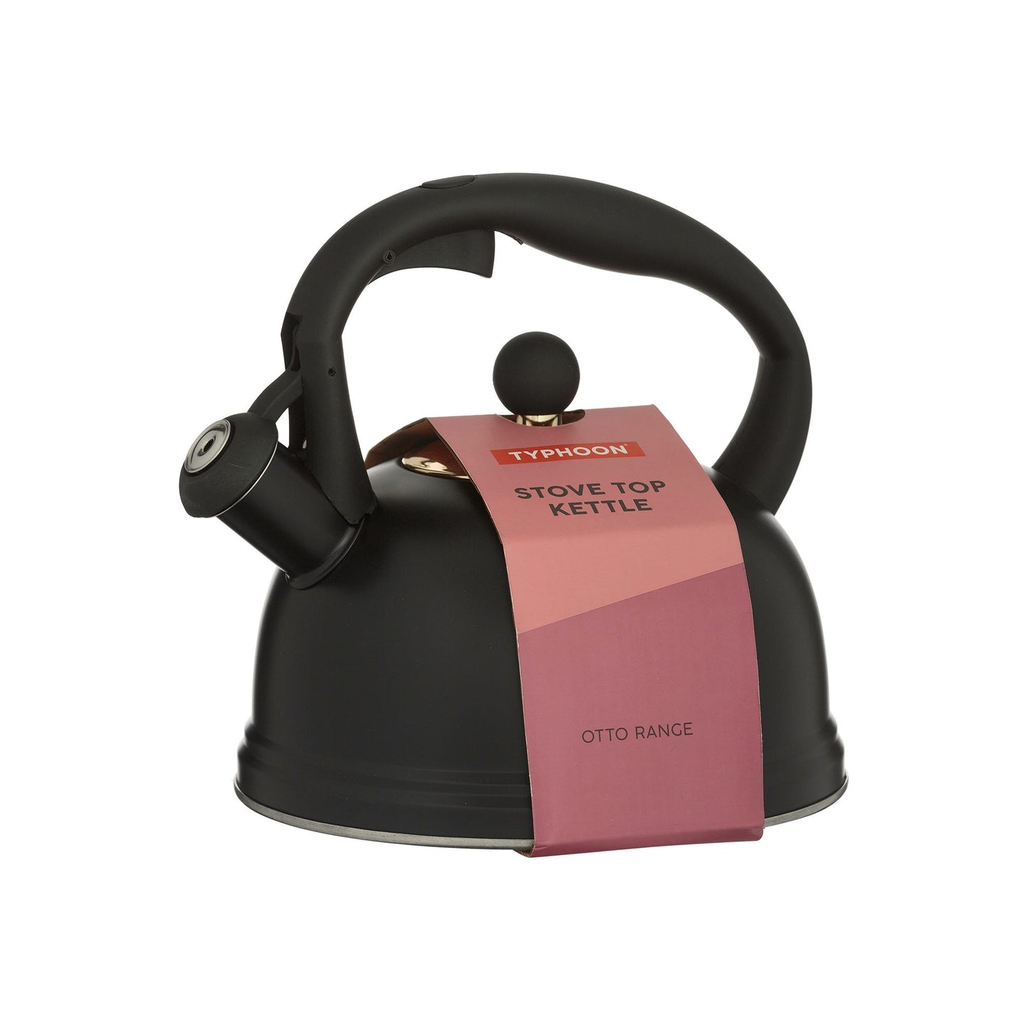 Typhoon Otto Stovetop Kettle Black 1.8 L