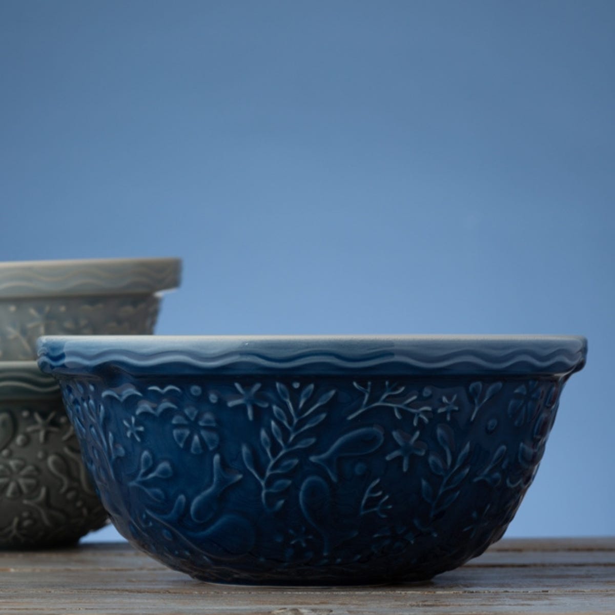 Nautical S12 Boat Navy Mixing Bowl 11.75 inch