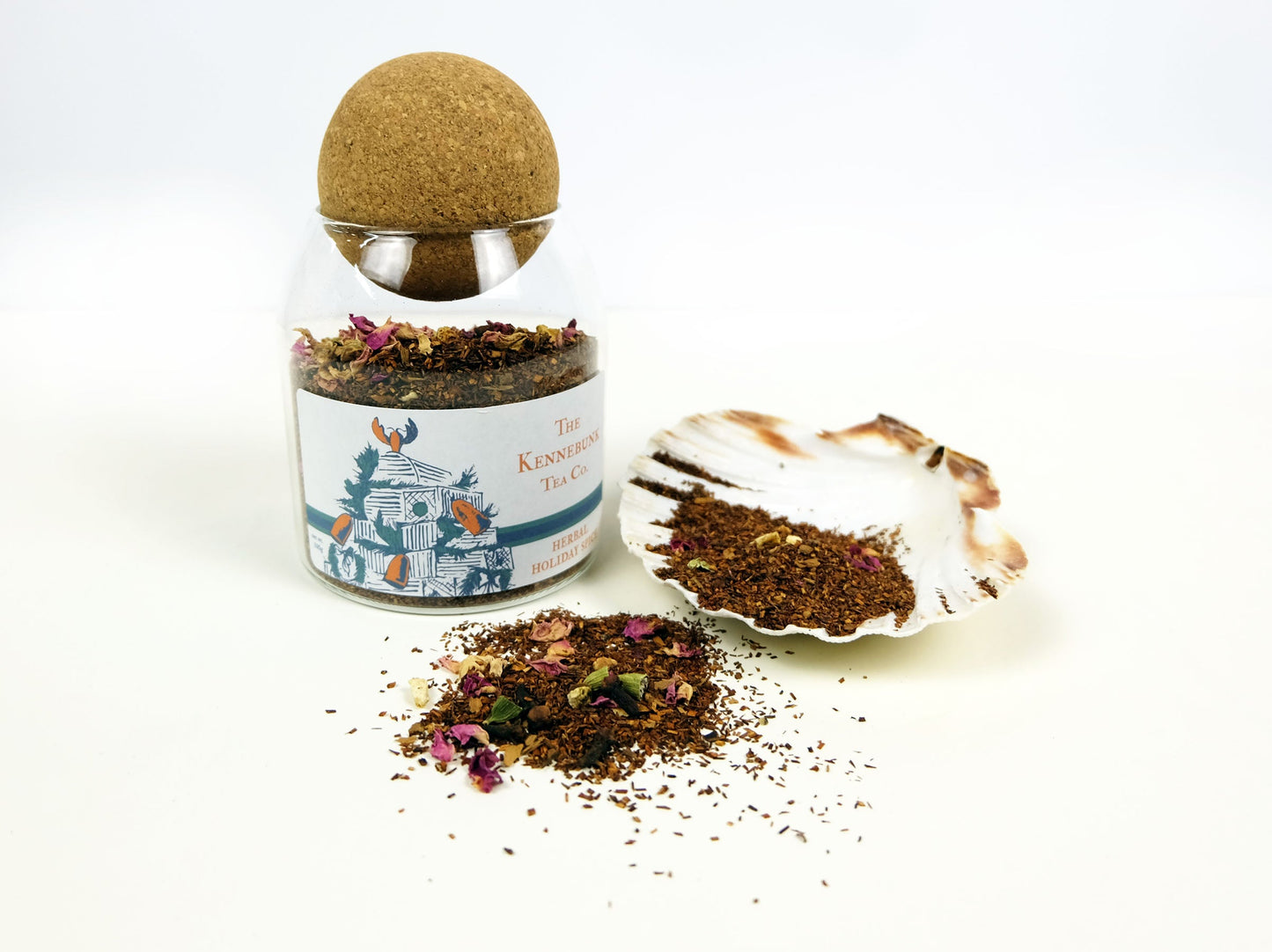 Glass Buoy Bottle of Tea