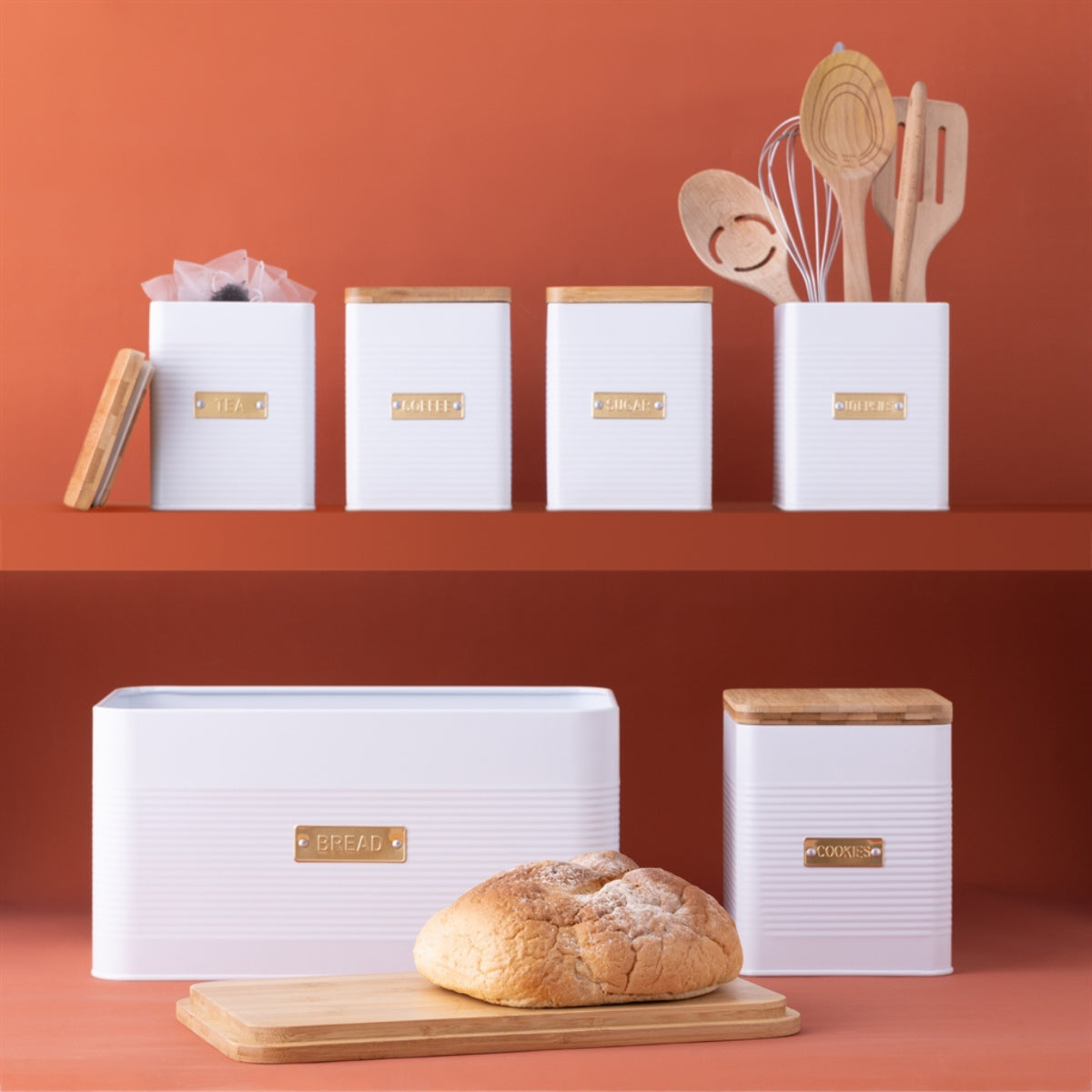 Typhoon Otto Square White Bread Tin