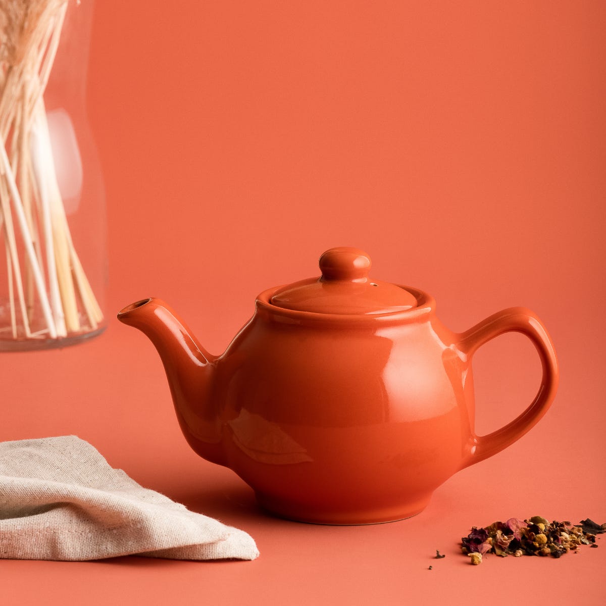 Burnt Orange 2 Cup Teapot