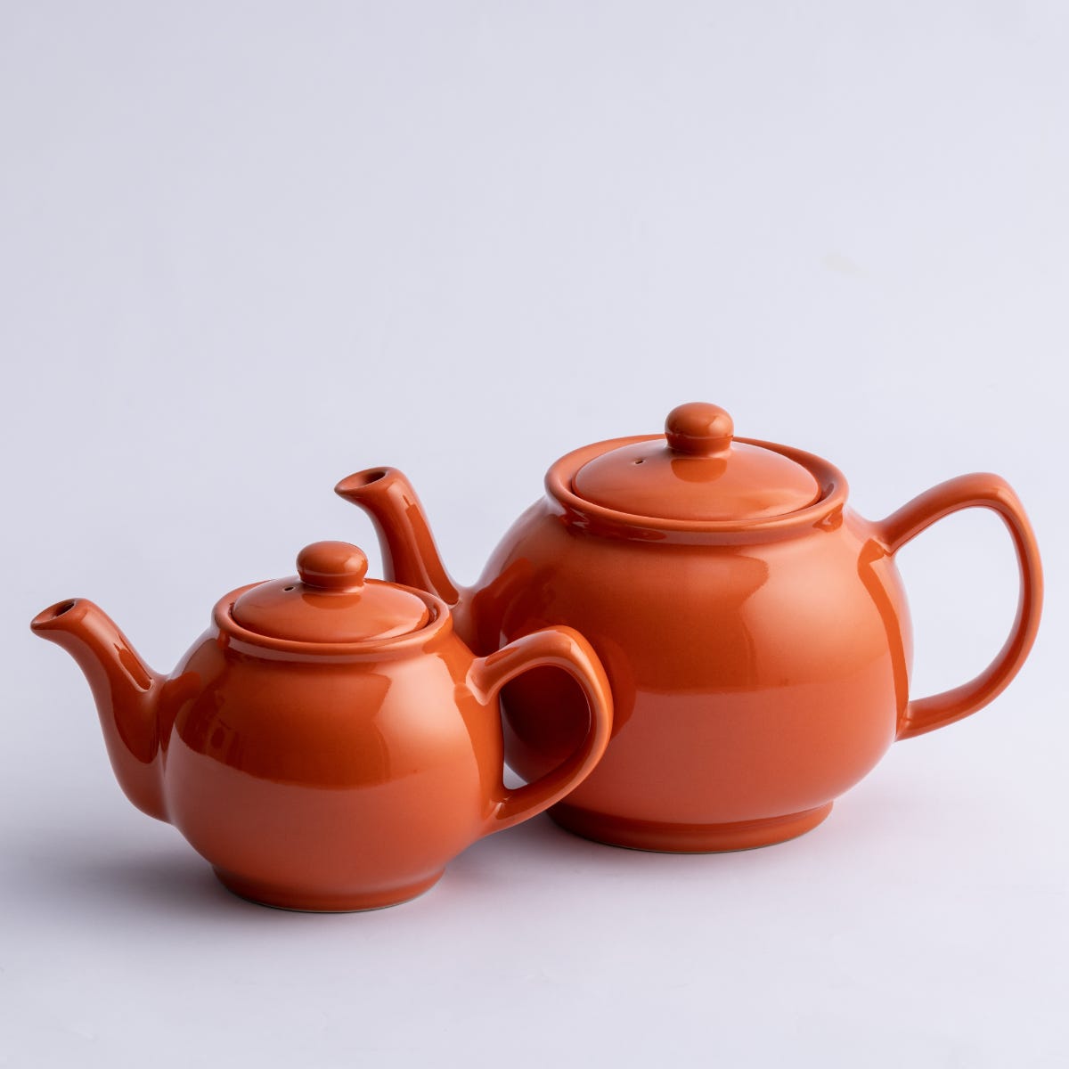 Burnt Orange 6 Cup Teapot