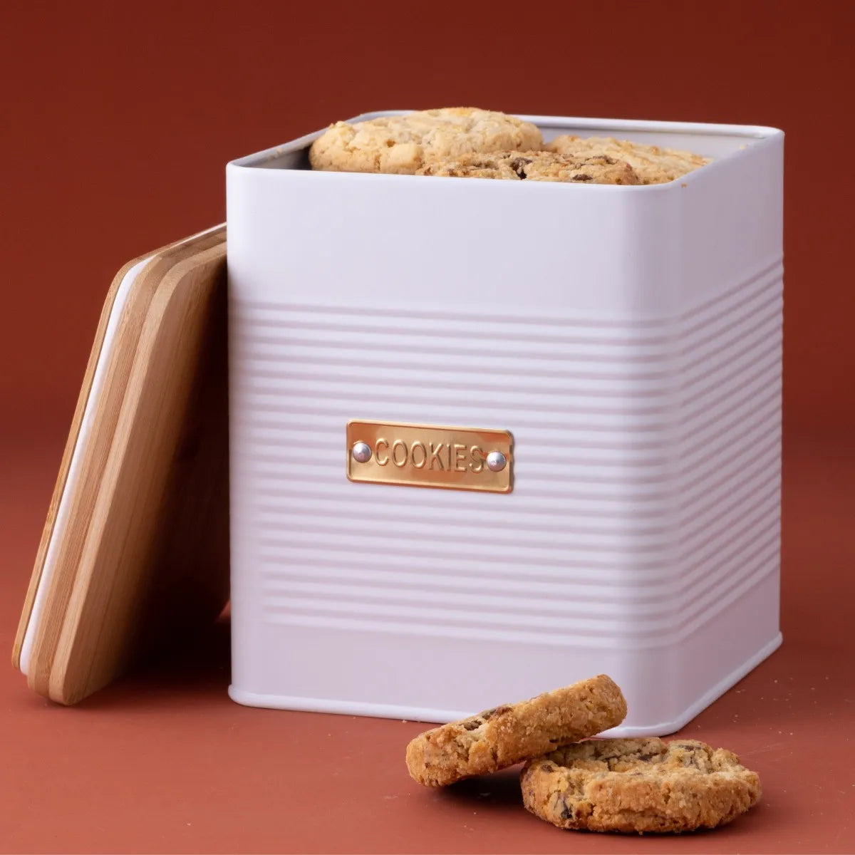 Typhoon Otto Square White Cookie Storage
