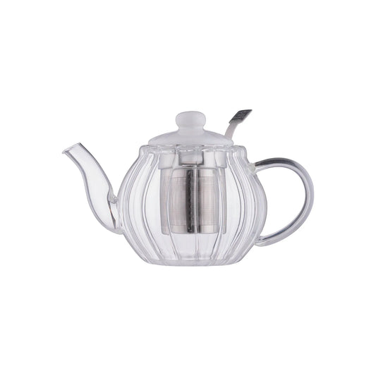 Luxe Glass Teapot White 500ml