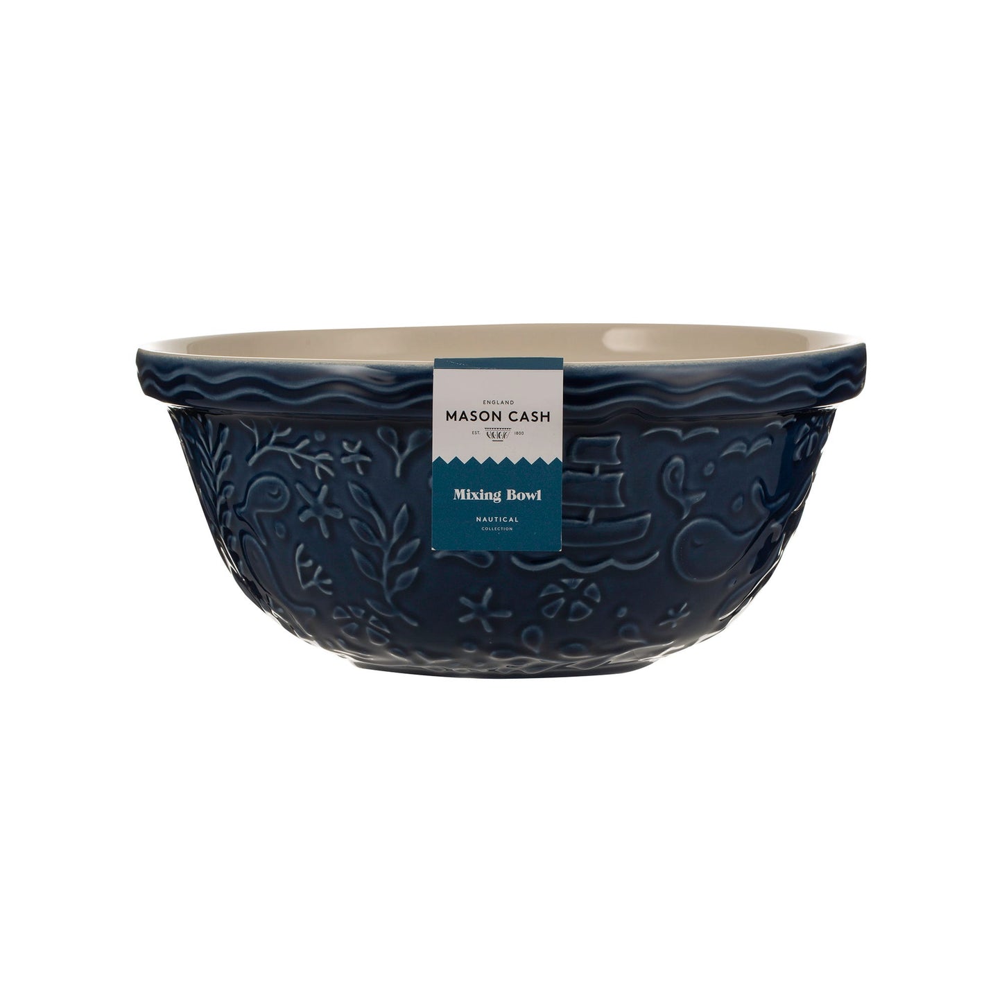 Nautical S12 Boat Navy Mixing Bowl 11.75 inch