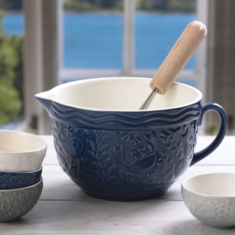 Nautical Blue Batter Bowl