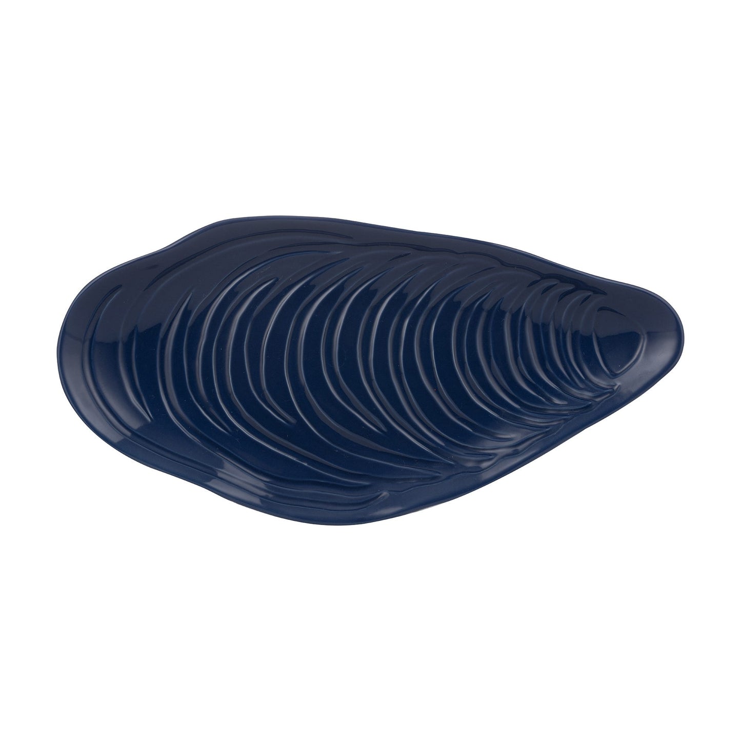Nautical Large Blue Shell Platter