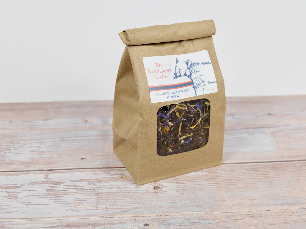 Katahdin Mountain Sunrise Tea loose leaf tea in a large refill bag