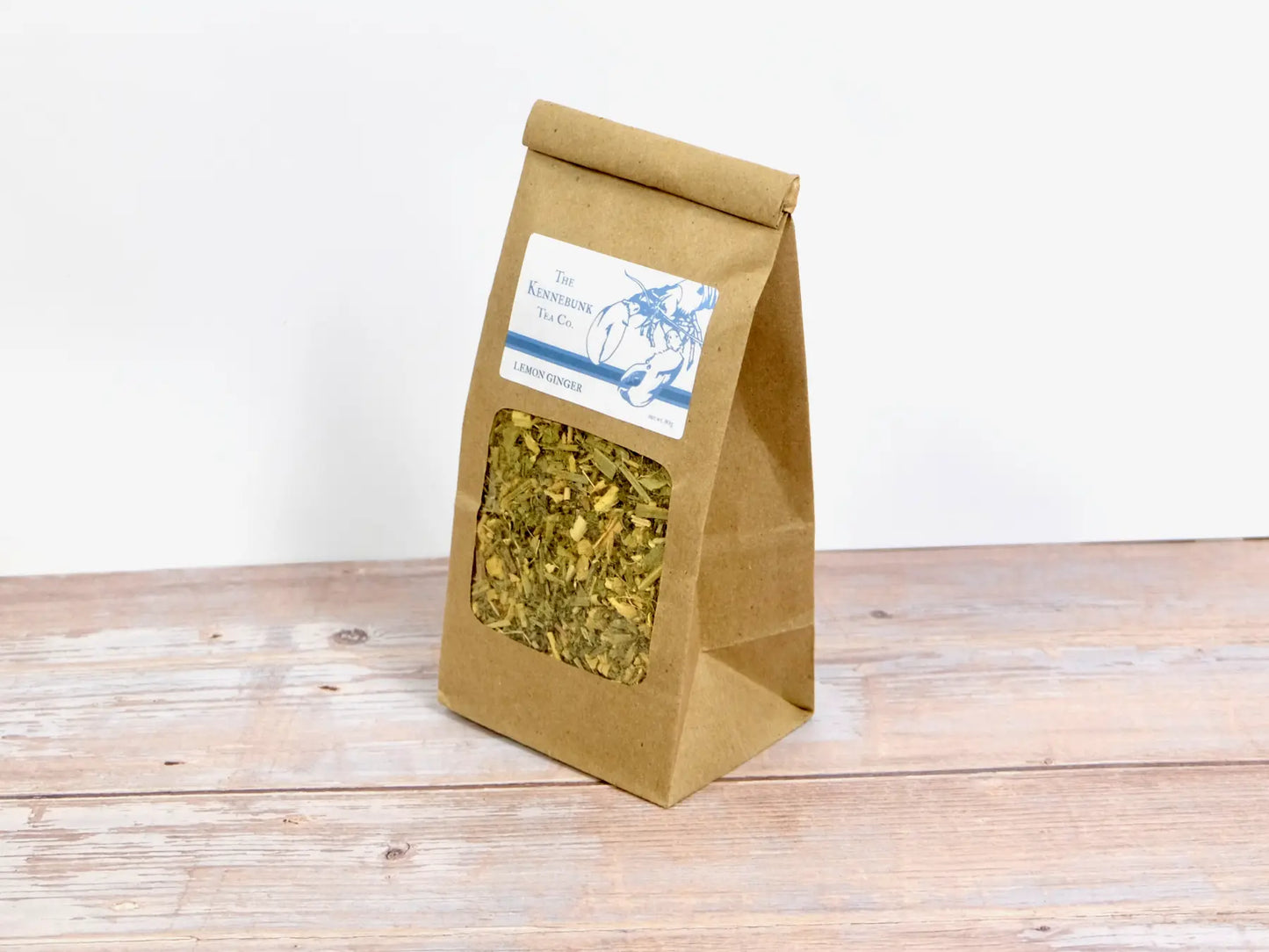 Lemon Ginger Tea loose leaf tea in a large refill bag
