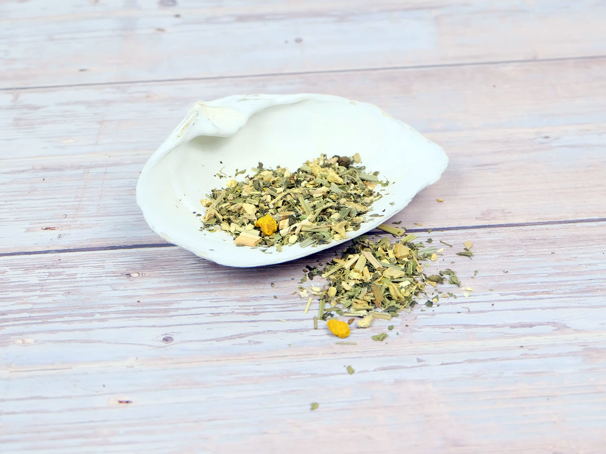 Tea Shell Lemon Ginger Herbal Tea – Kennebunk Tea Company
